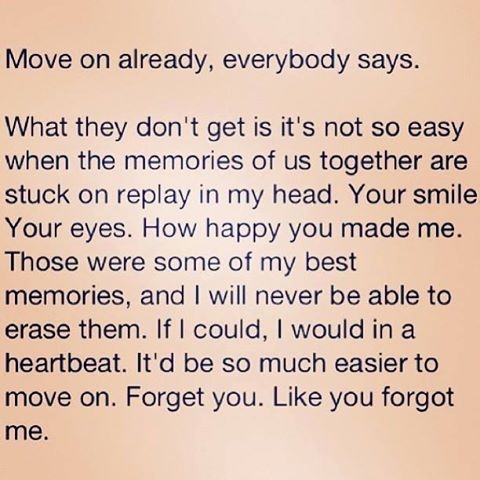 moving on without me