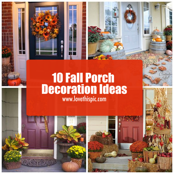10 Fall Porch Decoration Ideas