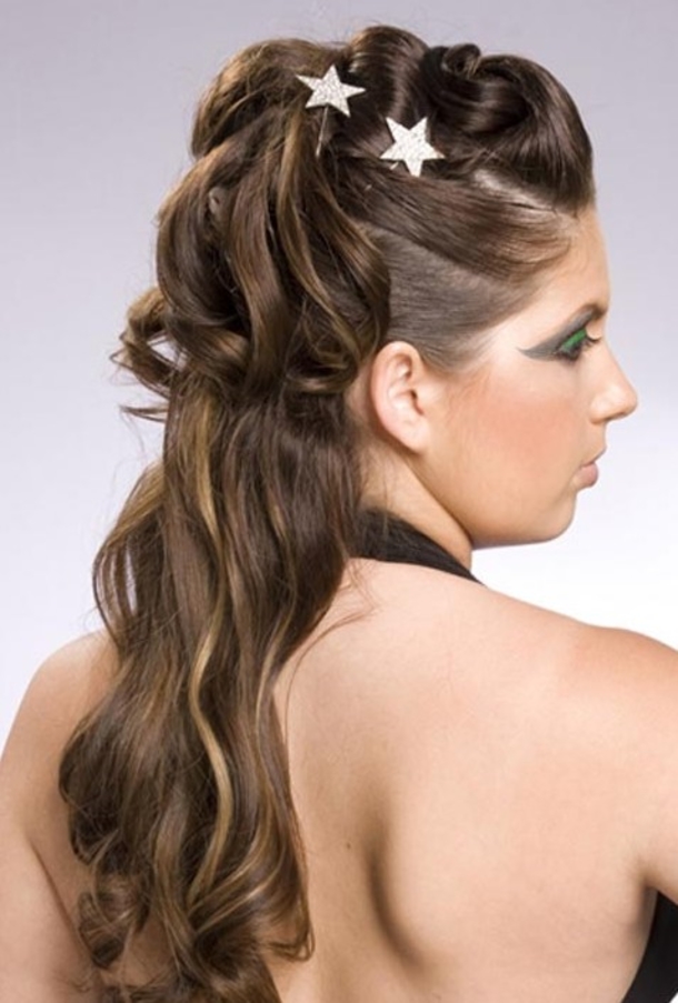 20 Half Curly Hairstyles And Inspiration