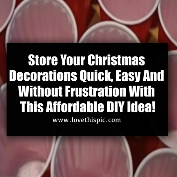 Store Your Christmas Decorations Quick Easy And Without
