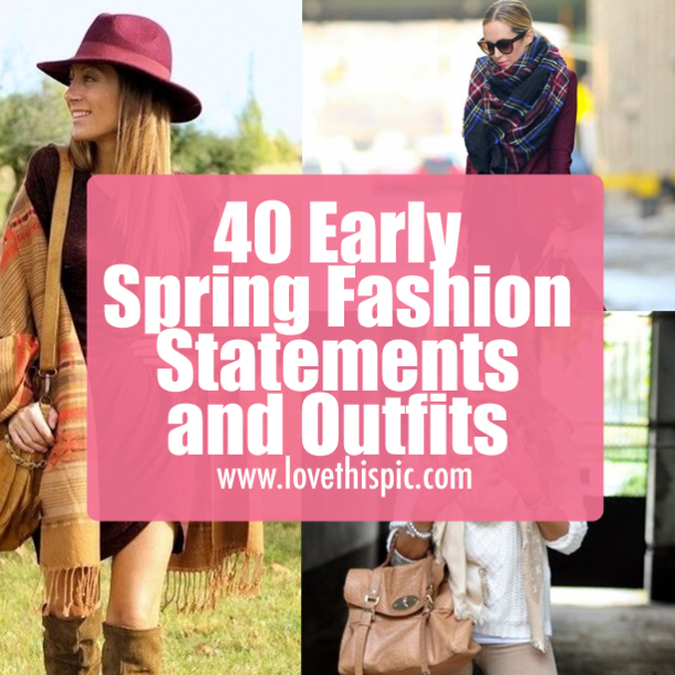 early spring outfits